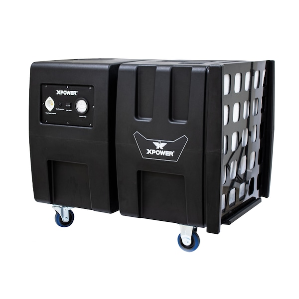 Xpower Portable 3 Stage Filtration HEPA Air Purifier System, 2000 CFM, 8.5 Amps, 2 Speed - AP-2000