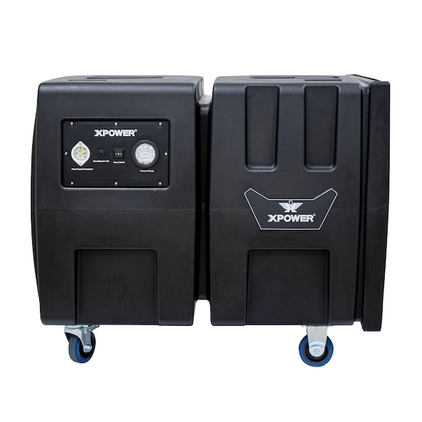Xpower Portable 3 Stage Filtration HEPA Air Purifier System, 2000 CFM, 8.5 Amps, 2 Speed - AP-2000