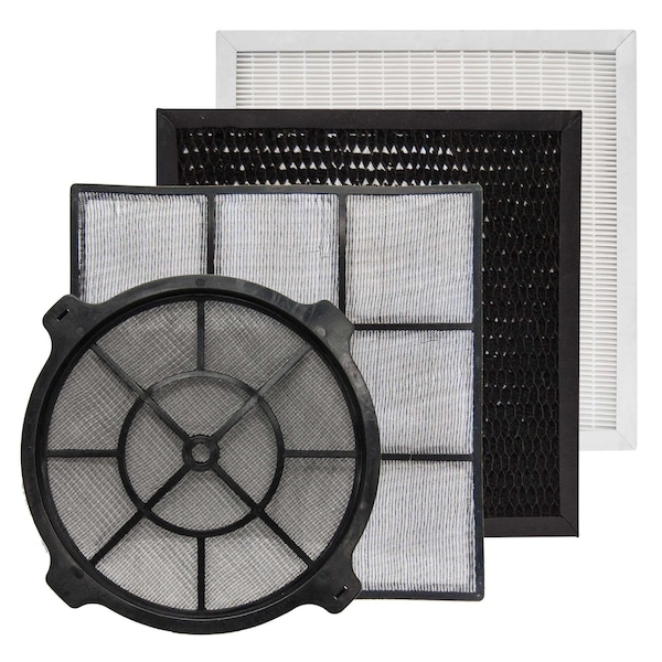 Xpower Air Scrubber W/ HEPA & Activated Carbon Filters, 1/2 HP, 600 CFM, 2.8 Amps, 5 Speed - X-3580