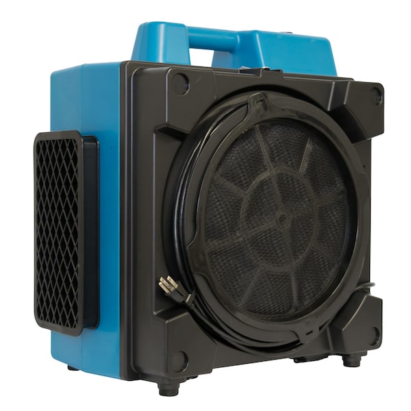 Xpower Air Scrubber W/ HEPA & Activated Carbon Filters, 1/2 HP, 600 CFM, 2.8 Amps, 5 Speed - X-3580