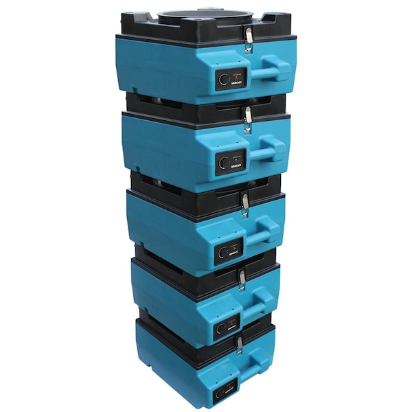 Xpower Air Scrubber W/ HEPA & Activated Carbon Filters, 1/2 HP, 600 CFM, 2.8 Amps, 5 Speed - X-3580
