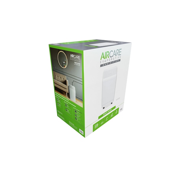Aircare Portable Humidifier, Portable, 6 gal, 2,700 sq. ft., White - 831000