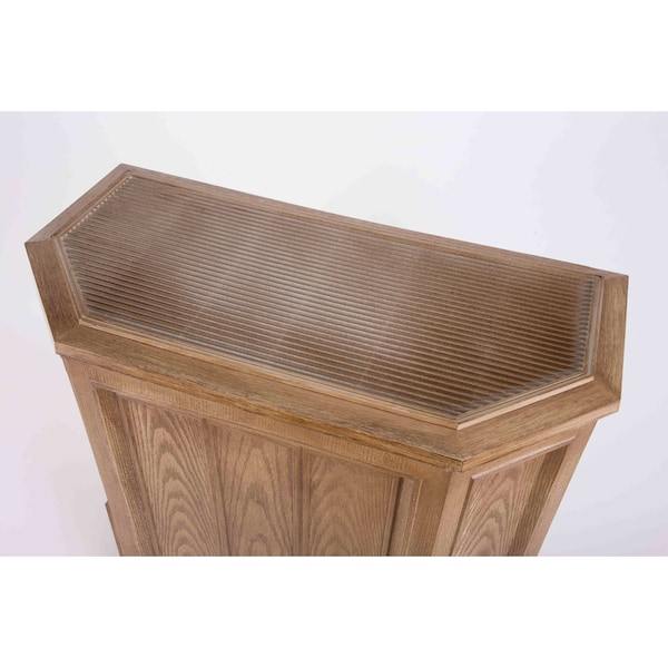 Aircare Evaporative Humidifier, Portable, 5.6 gal, 3,600 sq. ft., Light Oak - 696400HB