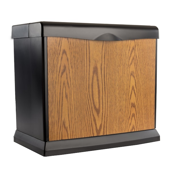 Aircare Humidifier, Console, 5 gal, 4,000 sq. ft., Console, Honey Oak - EA1407