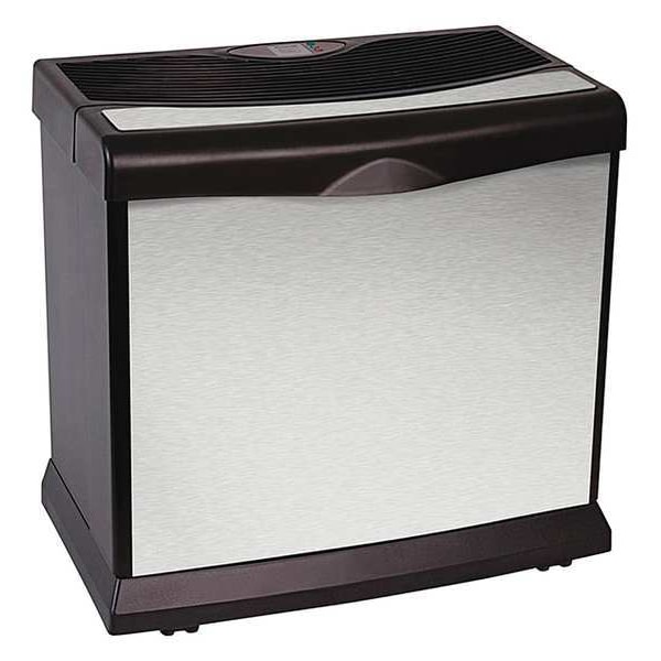 Aircare Evaporative Humidifier, 5 gal, 4,000 sq. ft., Console, Brushed Nickel - HD1409
