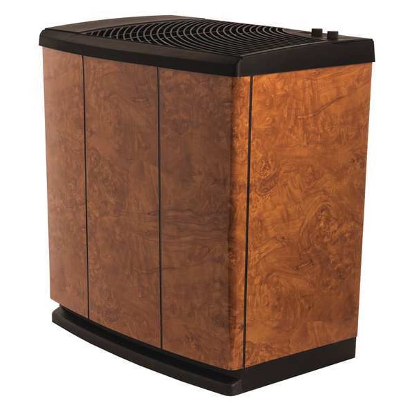 Aircare Portable Humidifier, 5.4 gal, 3,700 sq. ft., Console, Oak Burl - H12 400HB