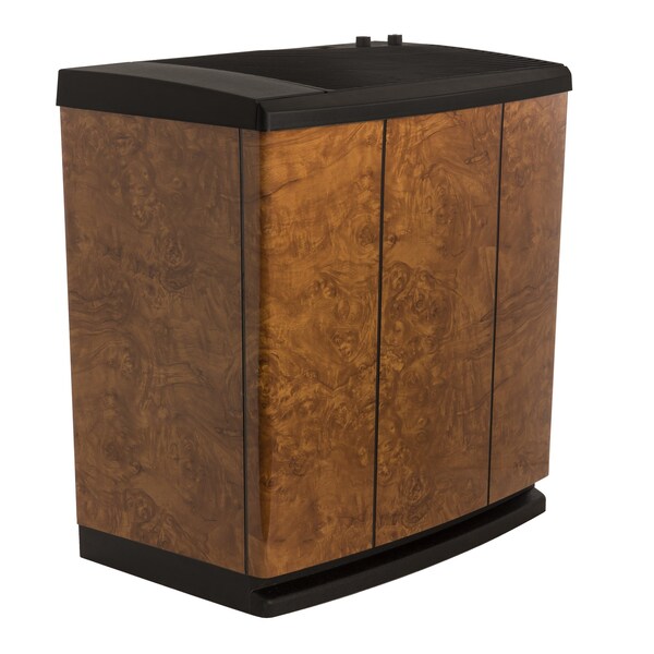 Aircare Portable Humidifier, 5.4 gal, 3,700 sq. ft., Console, Oak Burl - H12 400HB