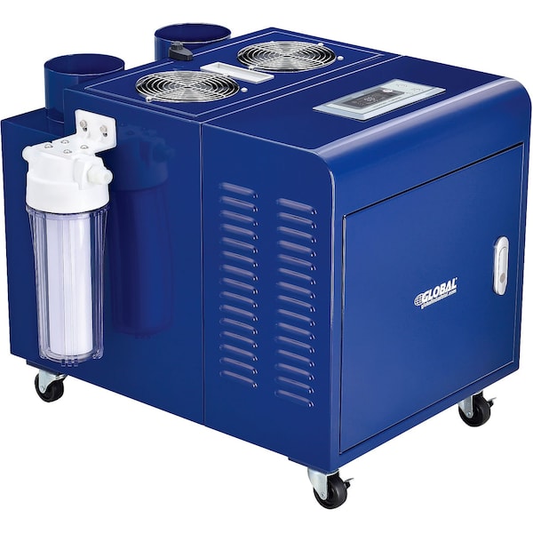 Global Industrial Ultrasonic Humidifier, Cool Mist with Dual Output 600 Pints Per Day - 246139