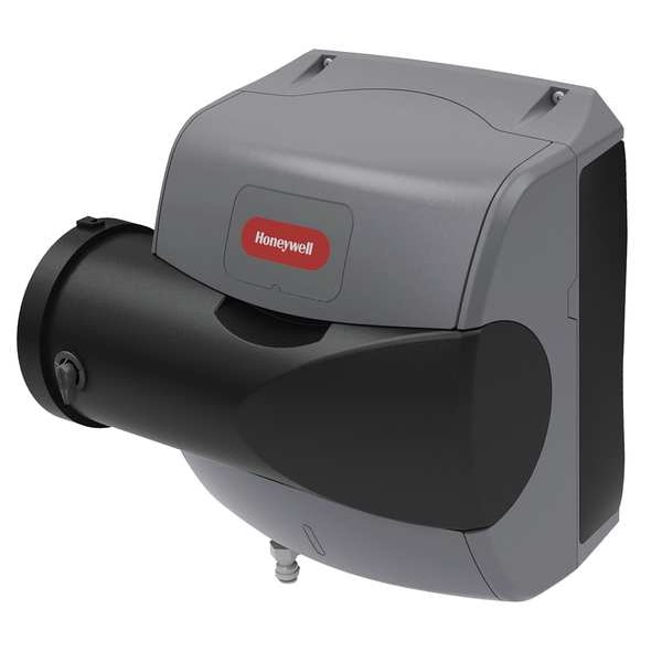 Honeywell Home Furnace Humidifier, 2,000 sq. ft., Drain Bypass, Gray - HE100A1000