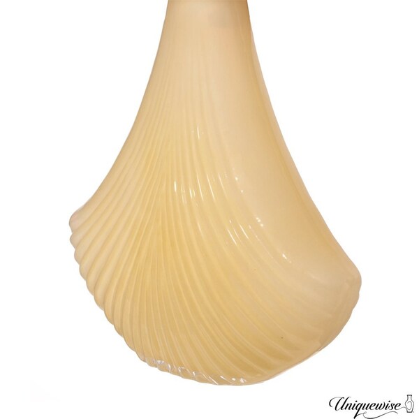 Uniquewise Unique 16-Inch Decanter-Inspired Glass Vase - Ideal Centerpiece for Entryway Tables, Dining - QI004734.S