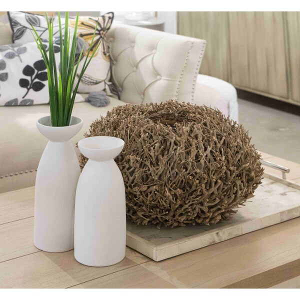 Elk Home Vickers Vase, Medium White - H0017-9743