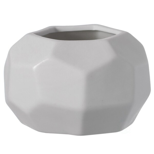 Uniquewise Contemporary White Ceramic Unique Honeycomb Shaped Table Vase Flower Holder - QI004370.BX