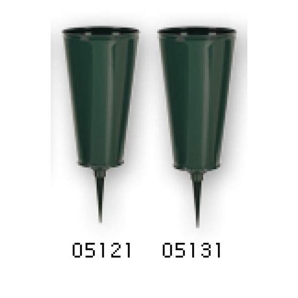 Afs Plastic-Flat Bottom Vase: Green-5"-case of 36 - 5131