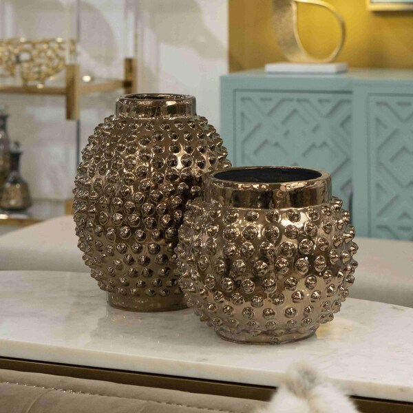 Elk Home Dorus Vase, Small Gold - H0017-10431