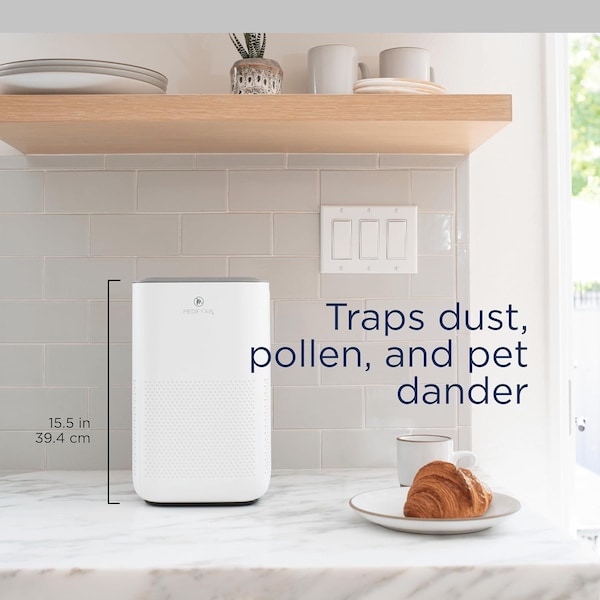 Medify Air Medify MA15 Air Purifier with H13 True HEPA Filter 330 sq ft Coverage White 1Pack - MA-15-W1