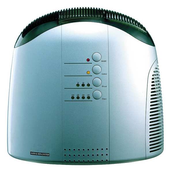 Dayton Portable Air Cleaner, HEPA, 11/25/43 CFM - 2HPD4