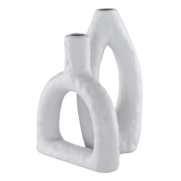 Safavieh Paolette Ceramic Vase, Stone Grey - Set of 2 - RDC4011A-SET2