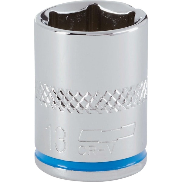 Channellock 1/4 In. Drive 13 mm 6-Point Shallow Metric Socket - 398187