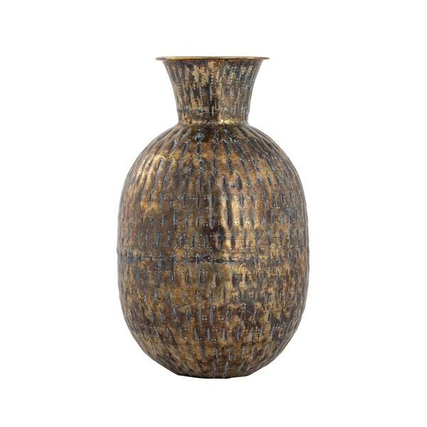 Elk Home Fowler Vase, Round Patinated Brass - S0807-9777