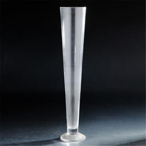 Diamond Star Diamond Star 80002 23.5 x 4 in. Glass Vase; Clear - 80002