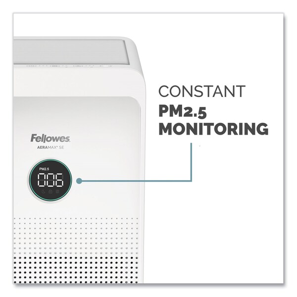 Fellowes AeraMax SE Air Purifier, 30 ft x 30.5 ft Room Capacity, White - 9794601