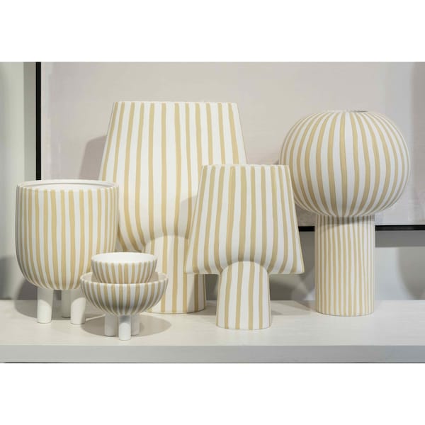 Elk Home Hawking Striped Vase, Extra Large - H0017-10638