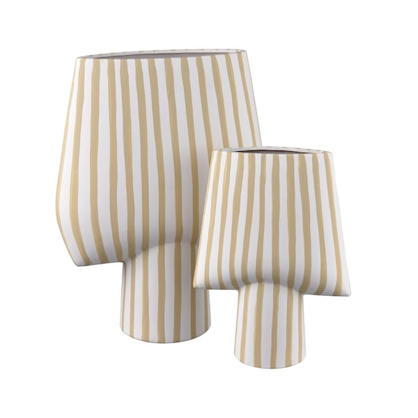 Elk Home Hawking Striped Vase, Extra Large - H0017-10638