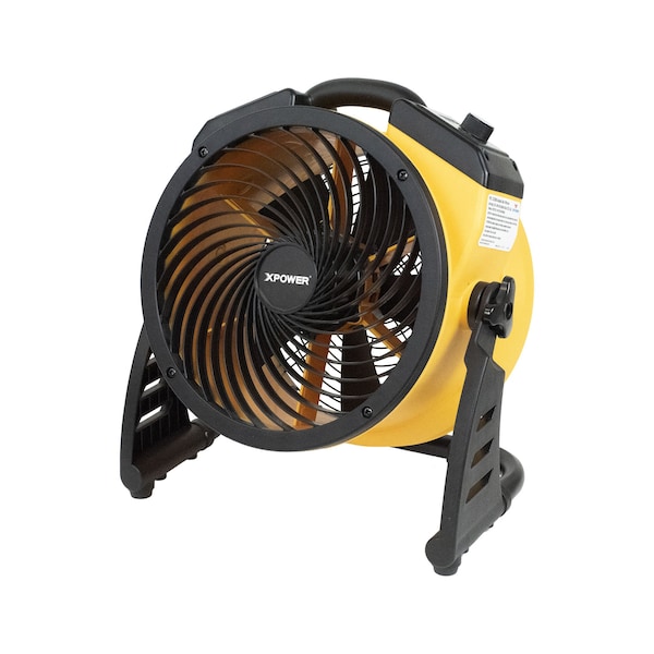 Xpower Air Circulator Utility Fan, 900 CFM, Variable Speed, 11 in  Sealed Brushless DC Motor - FC-125B