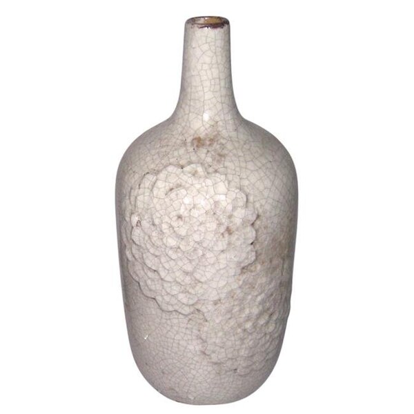 Jeco Jeco HD-HAVS042 15 in. Exotic Creamic Flower Vase - HD-HAVS042