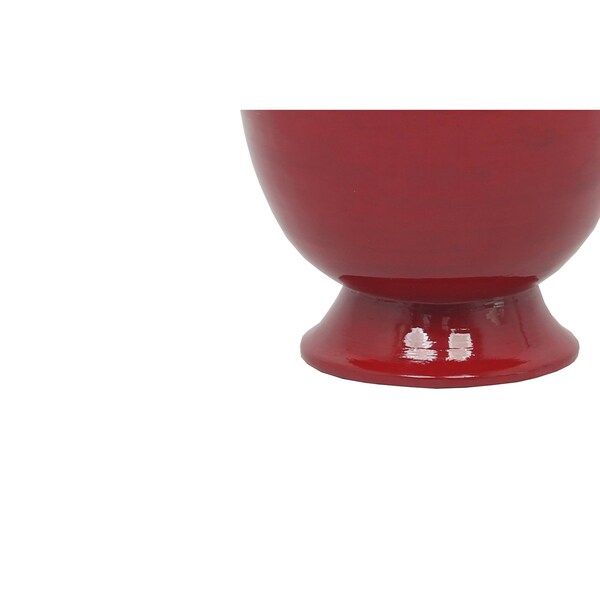 Uniquewise 31 Tall Red Modern Handmade Bamboo Floor Vase - QI003592.S