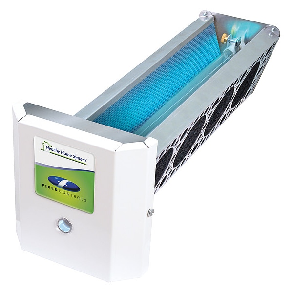 Field Controls Air Purifier, 120/240V AC, 60Hz, White, 50 W - DUO-2000