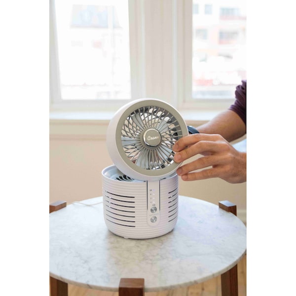 Crane Usa Desk Top Air Purifier and Fan with UVC light - EE-5073