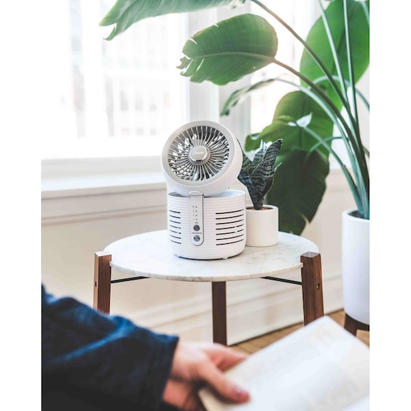 Crane Usa Desk Top Air Purifier and Fan with UVC light - EE-5073