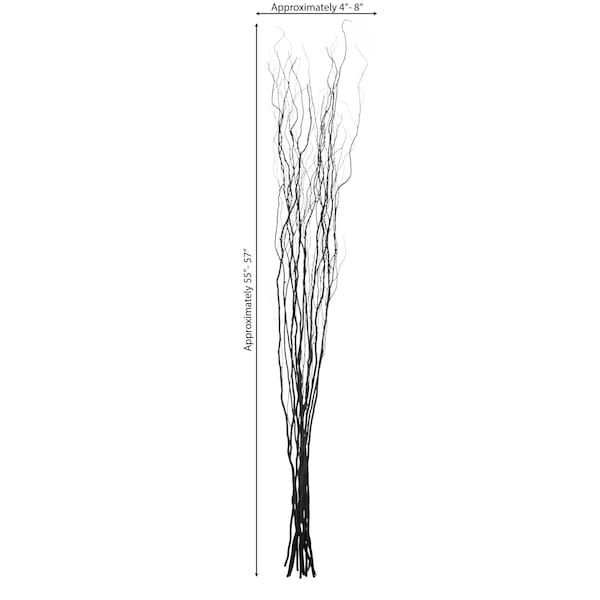 Uniquewise Brown Dry Branches Authentic Willow Birch Sticks for Home Decoration, Wedding Craft, and Floor Vase - QI004415