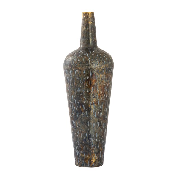 Elk Home Fowler Vase, Large Patinated Brass - S0807-9778