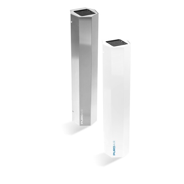 Puro Whisper, Commercial Grade UV-C Air Purifier - WS-1L-60-S-MC-SS