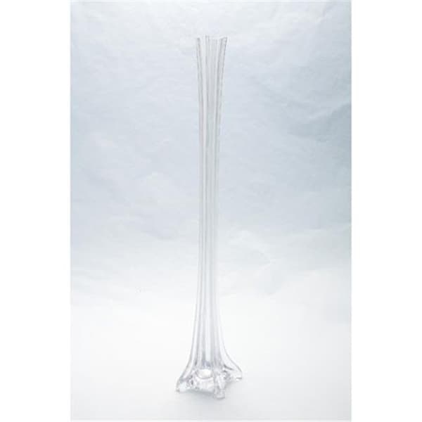 Diamond Star Diamond Star 87187 24 in. Tower Vase; Clear - 87187-24C