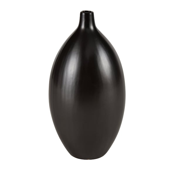 Elk Home Faye Vase - Large Black - S0037-10190