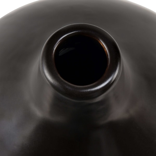 Elk Home Faye Vase - Large Black - S0037-10190