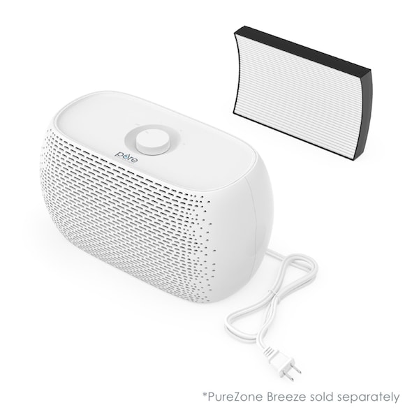 Pure Enrichment Pure Enrichment PureZone 5-3/4 in. H X 1/4 in. W Rectangular HEPA Air Purifier Filter 1 pk - PECOMFIL