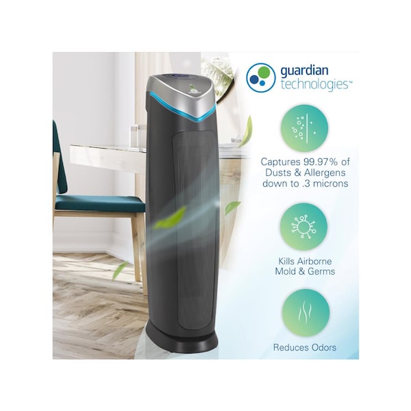 Germ Guardian Germ Guardian HEPA Air Purifier Tower 189 sq ft - AC5250PT