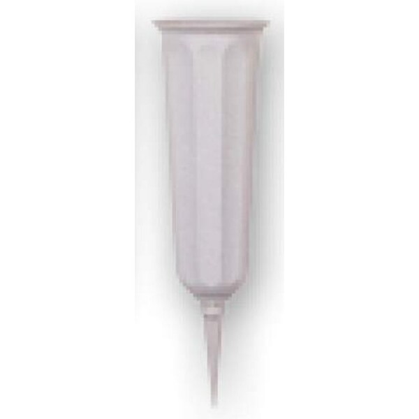 Afs 3" Plastic Cone - Round Bottom Vase: White (case of 36) - 5016