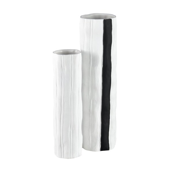 Elk Home Clark Vase, Striped Black - H0017-9164