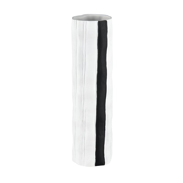 Elk Home Clark Vase, Striped Black - H0017-9164