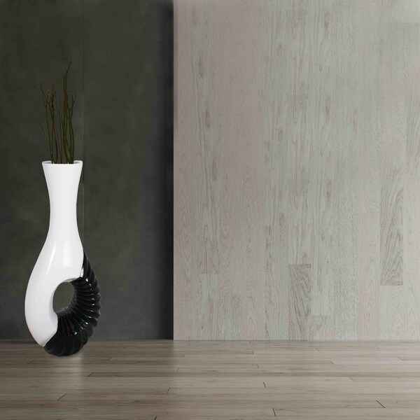 Uniquewise Set of 2 Modern Black and White Large Floor Vase - 43 Inch Tall, Contemporary Home Decor,  - QI003209L.2