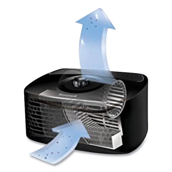 Honeywell True HEPA Tabletop Air Purifier, 90 sq ft Room Capacity, Black - HPA020B