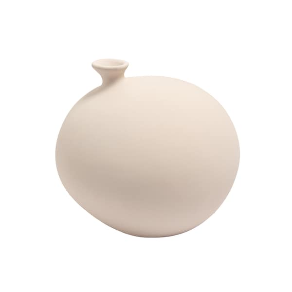 Elk Signature Cy Vase, Small White - H0517-10730