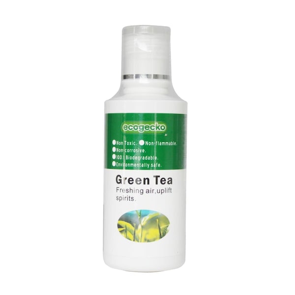 Ecogecko 100 ml Therapeutic Aroma Oil for Water Based Air Purifier Revitalizer - 12 Scents, Green Tea - 75002-100ML-GREENTEA
