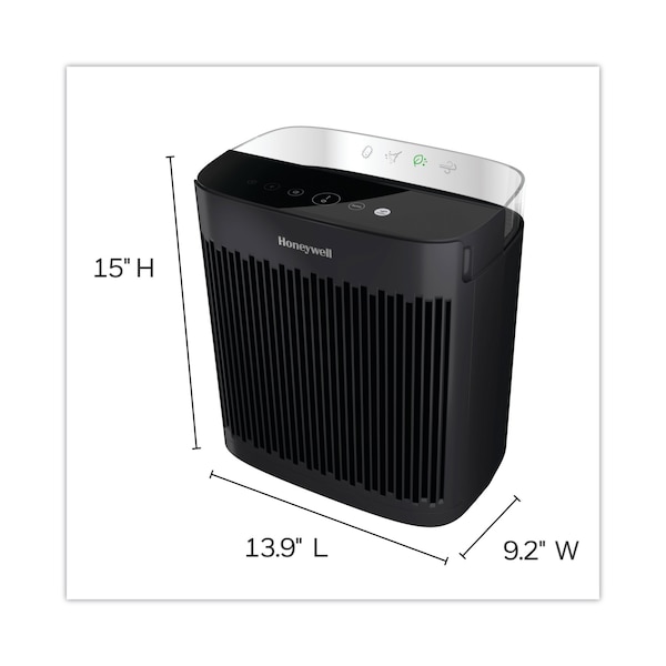 Honeywell InSight HEPA Air Purifier, 190 sq ft Room Capacity, Black - HPA5100B