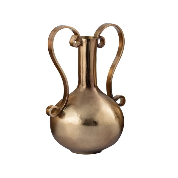Elk Signature Shaffer Vase, Small Brass - H0897-10948